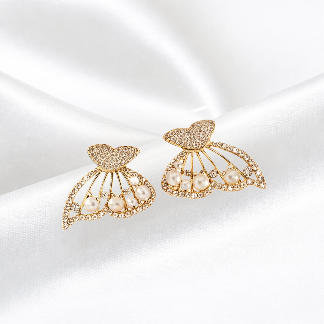 Valentin Pearl Butterfly Earring