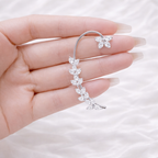 Crystal Ivy Ear Cuff
