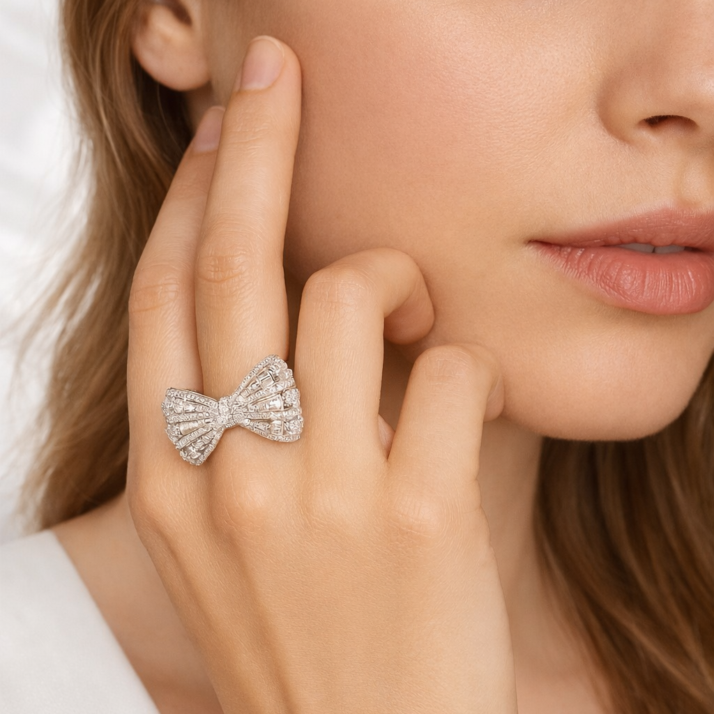 Signature Bow Diamond Ring