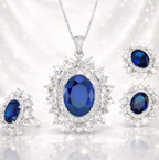 Regal Blue Necklace Set