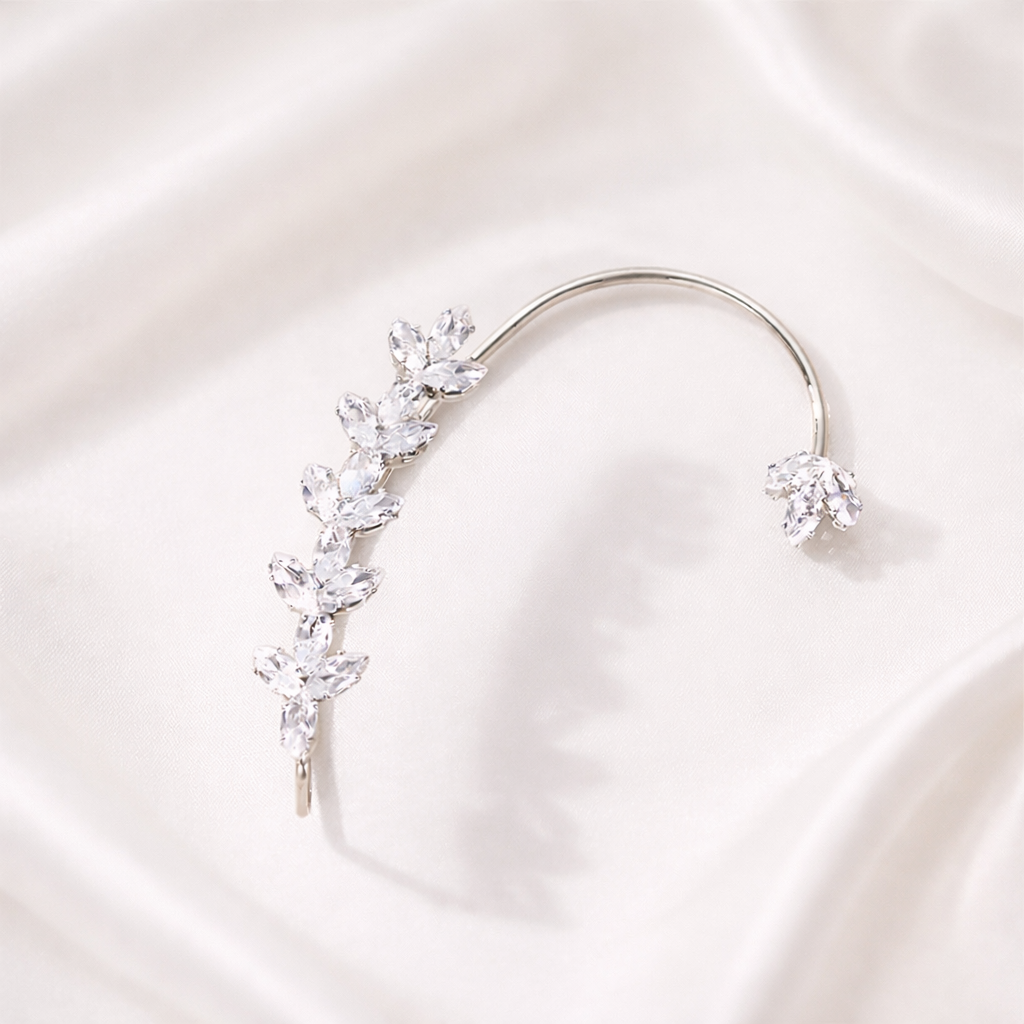 Crystal Ivy Ear Cuff