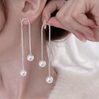 Pearl Thread Earrings